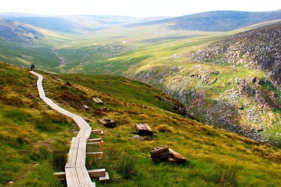 Hiken in de Wicklow Mountains.