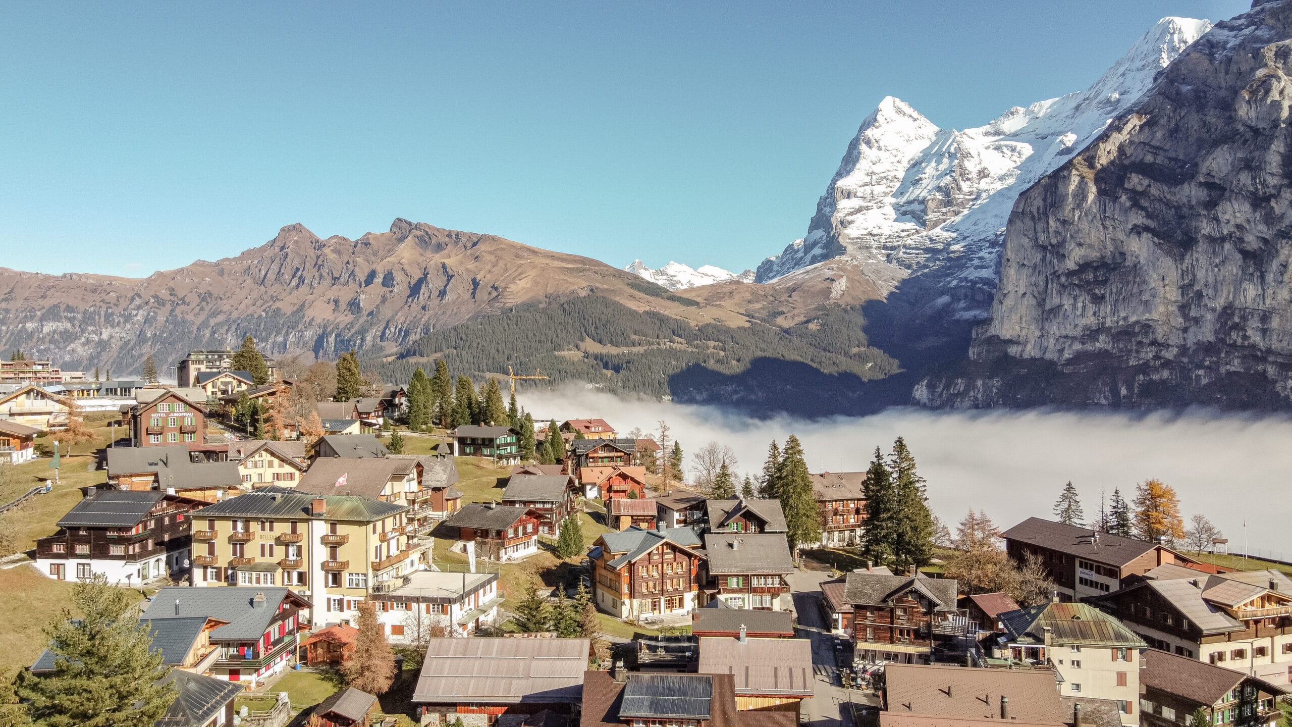 Mürren is een van de mooiste Zwitserse bergdorpen. © Jungfrau Region Tourismus