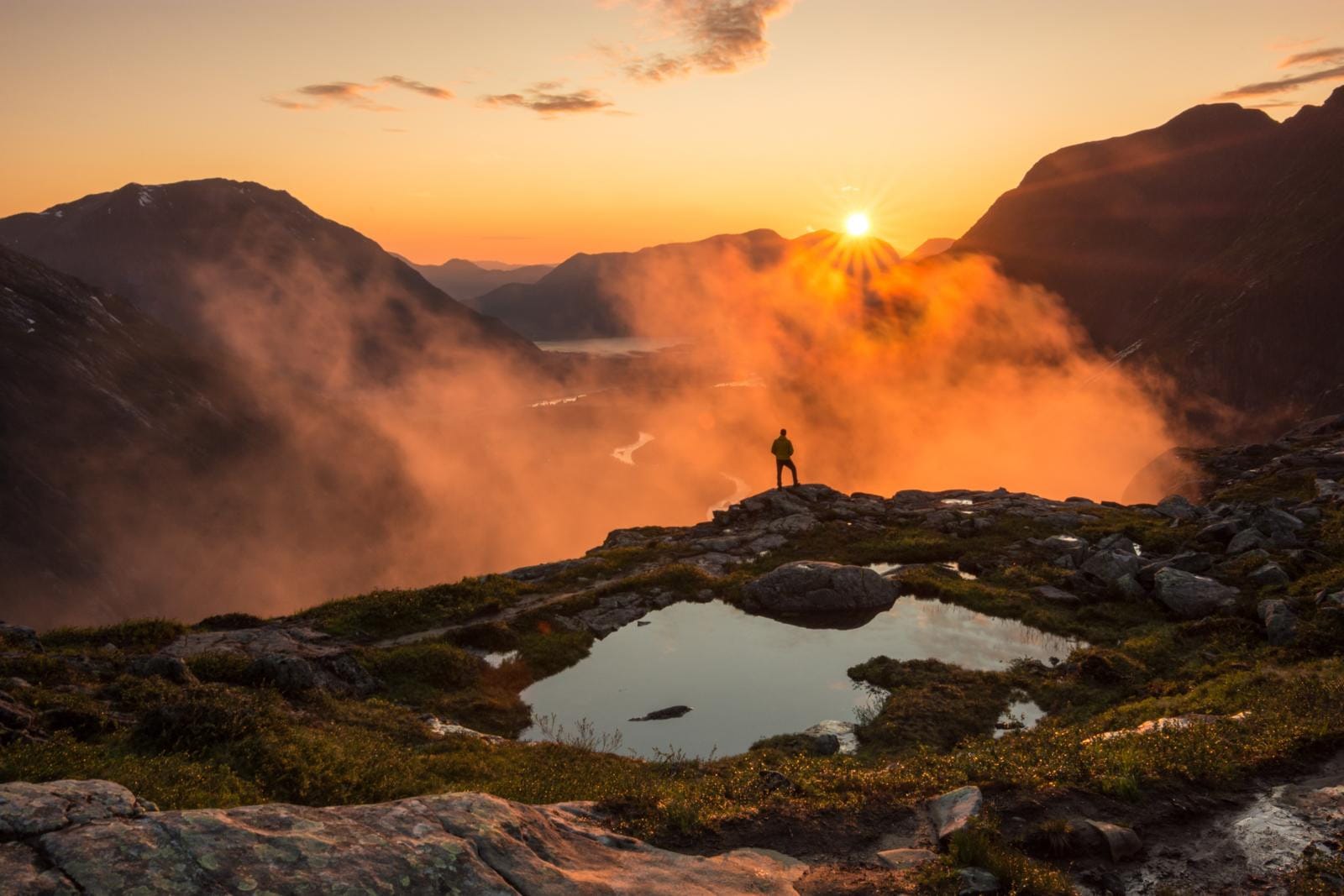 Middernachtzon in Noorwegen. Foto: Miranda Noomen