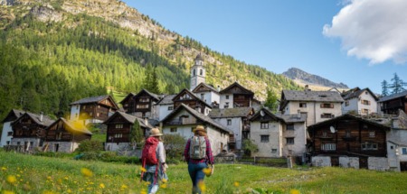 Bosco Gurin: een van de mooiste dorpen van Ticino, Zwitserland. Foto: Ticino Turismo/ Fabio Balassi
