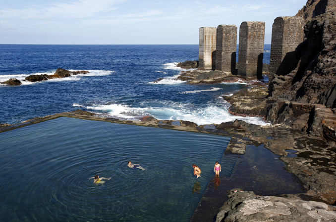 Zoutwaterbad op Canarisch eiland La Gomera. Foto: Ilvy Njiokiktjien.