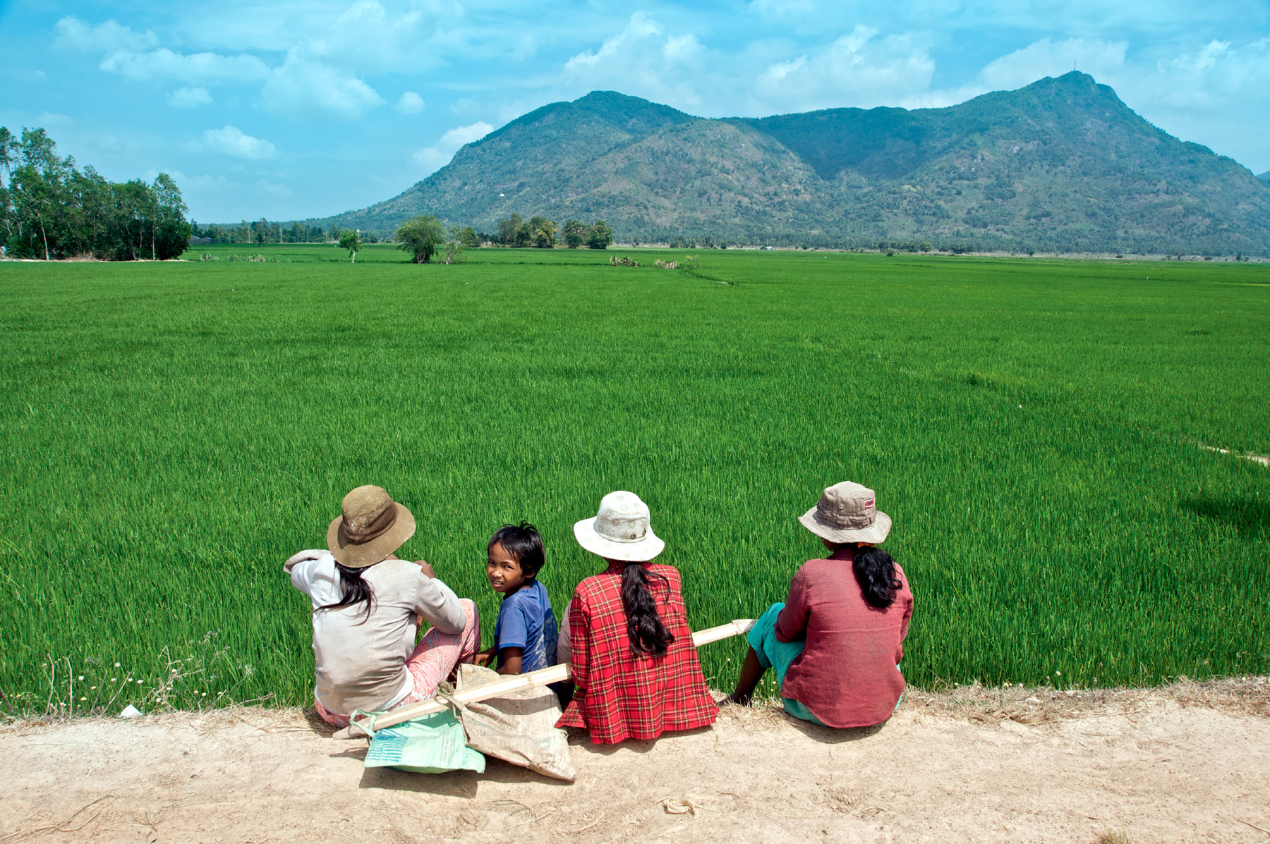 De Mekongdelta in Vietnam lijkt op maat te zijn gemaakt voor fervente wandelaars. Foto: Paul de Roos
