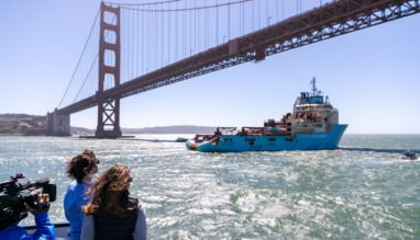 THE WORLD’S FIRST OCEAN CLEANUP SYSTEM LAUNCHED FROM SAN FRANCISCO