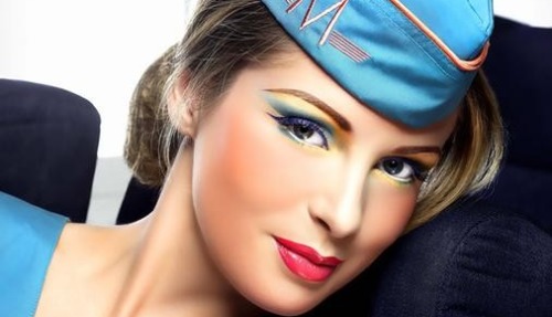Stewardess look from Make Up Store.