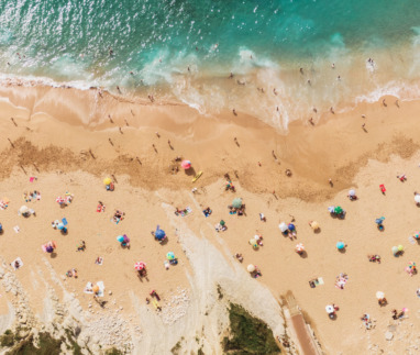 Social distancing at the beach – Summer 2020 – Coronavirus