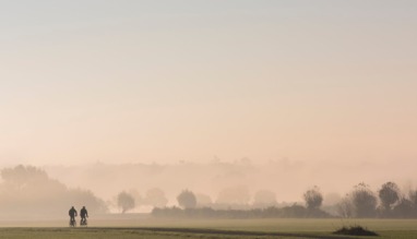 Cyclists in River Forelands