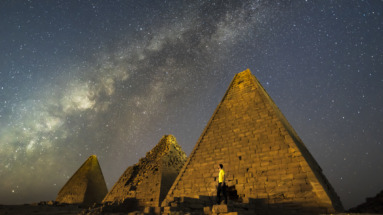 Piramides van Meroë in Soedan