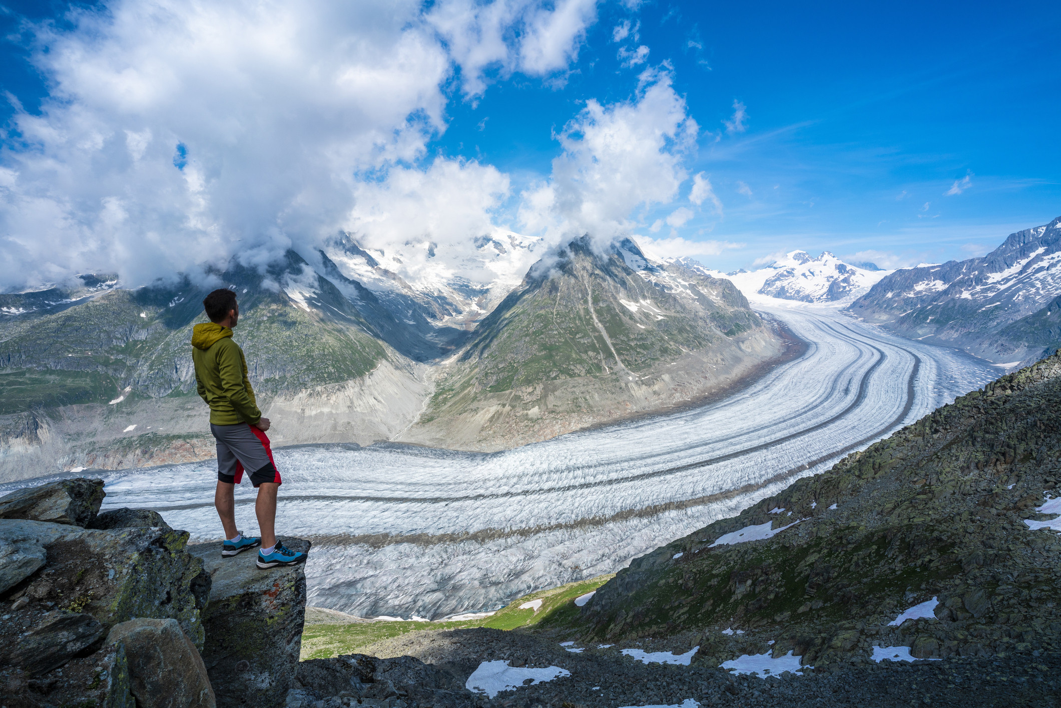 Deze bestemmingen worden bedreigd: Aletsch-gletsjer, Zwitserland | Columbus Travel