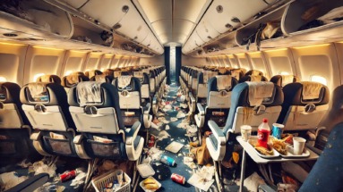 Dit zijn de schoonste en smerigste plekken in het vliegtuig