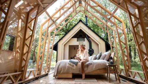 Cabin Anna, bijzondere slaapplek in Nederland