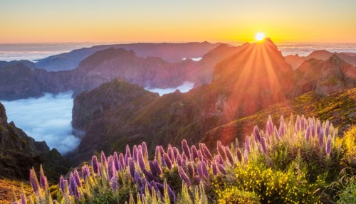 Uitzicht vanaf Pico de Arieiro, Madeira, Portugal