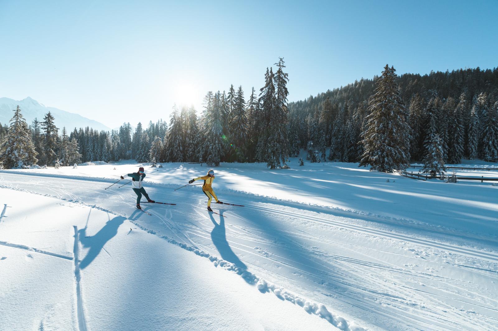 De regio Seefeld stopt het lang in langlaufen: met meer dan 245 kilometer aan langlaufloipes raak je nooit uitgekeken op het sneeuwzekere Tirols Hochplateau! 