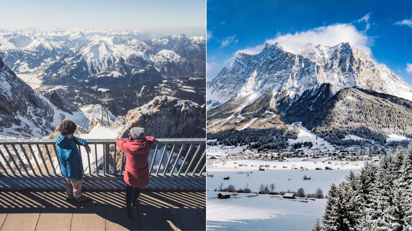  In 1926 werd de Tiroler Zugspitzbahn naar de top geopend. De kabelbaan overbrugt moeiteloos 1.700 hoogtemeters en biedt plaats aan 101 personen. De berg zit vol hoogtepunten. Op het panoramaplatform openbaart zich een weids uitzicht over de Alpen. Je kijkt uit over vier landen en wel vierhonderd bergtoppen, waaronder de beroemde Großglockner en de Piz Bernina. 