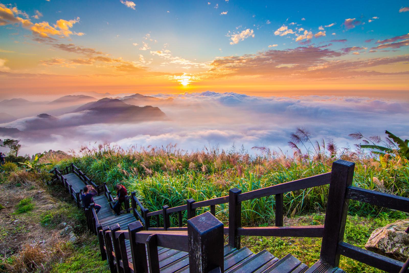 Taiwan is een waar paradijs voor natuurliefhebbers en actieve reizigers. Een absolute aanrader is de Alishan National Scenic Area, bekend om zijn mysterieuze cederbossen en zonsopgangen boven een zee van mist. Neem hier de bergtrein omhoog en wandel terug over goed gemarkeerde paden.