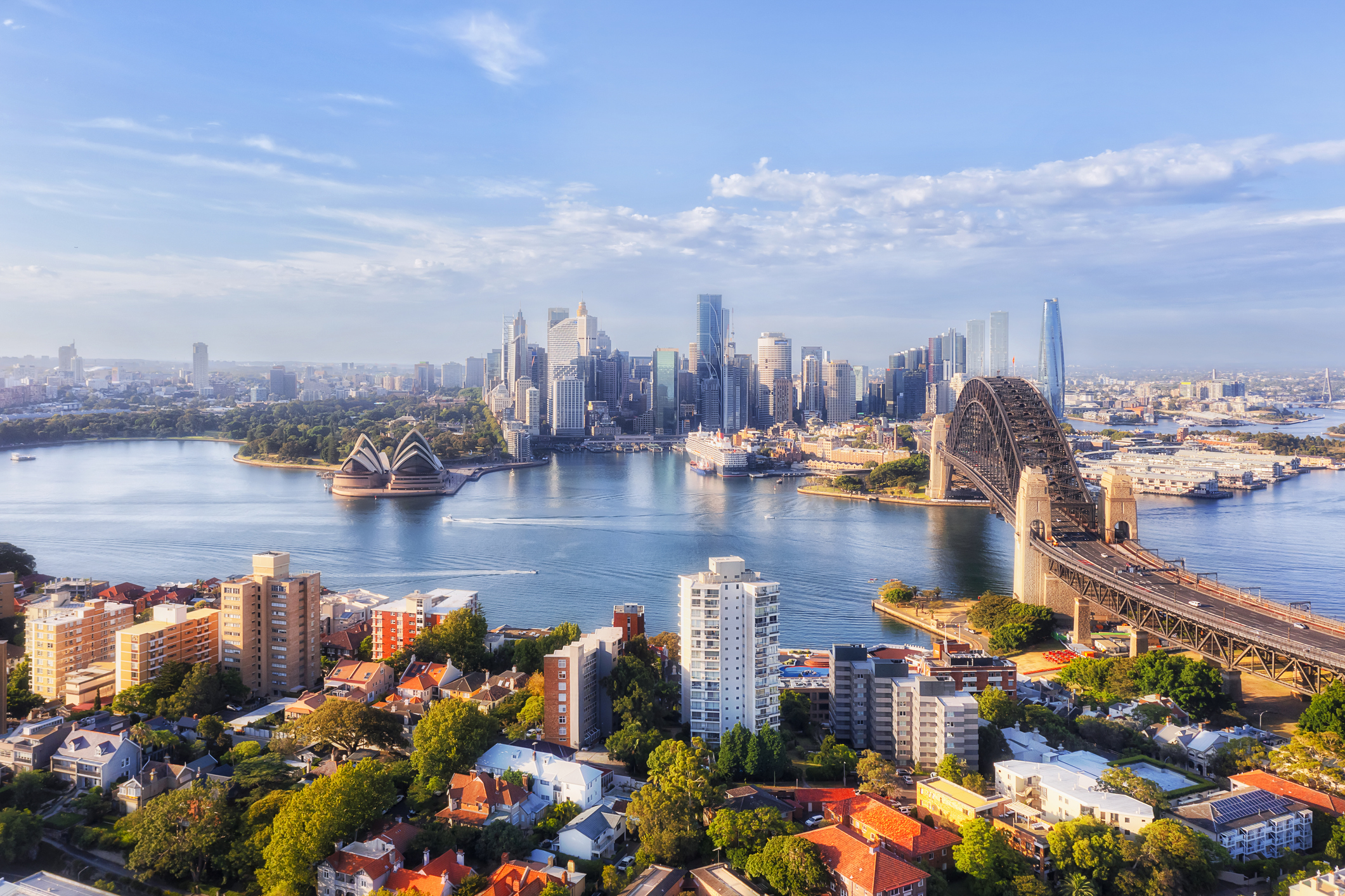 De Australische hoofdstad Sydney voelt grootstedelijk, maar zonder de viezigheid die vaak bij megasteden hoort.
