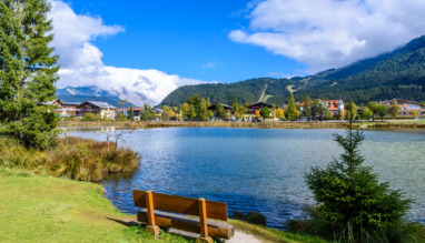 Wildsee-meer in Seefeld,Tirol, Oostenrijk