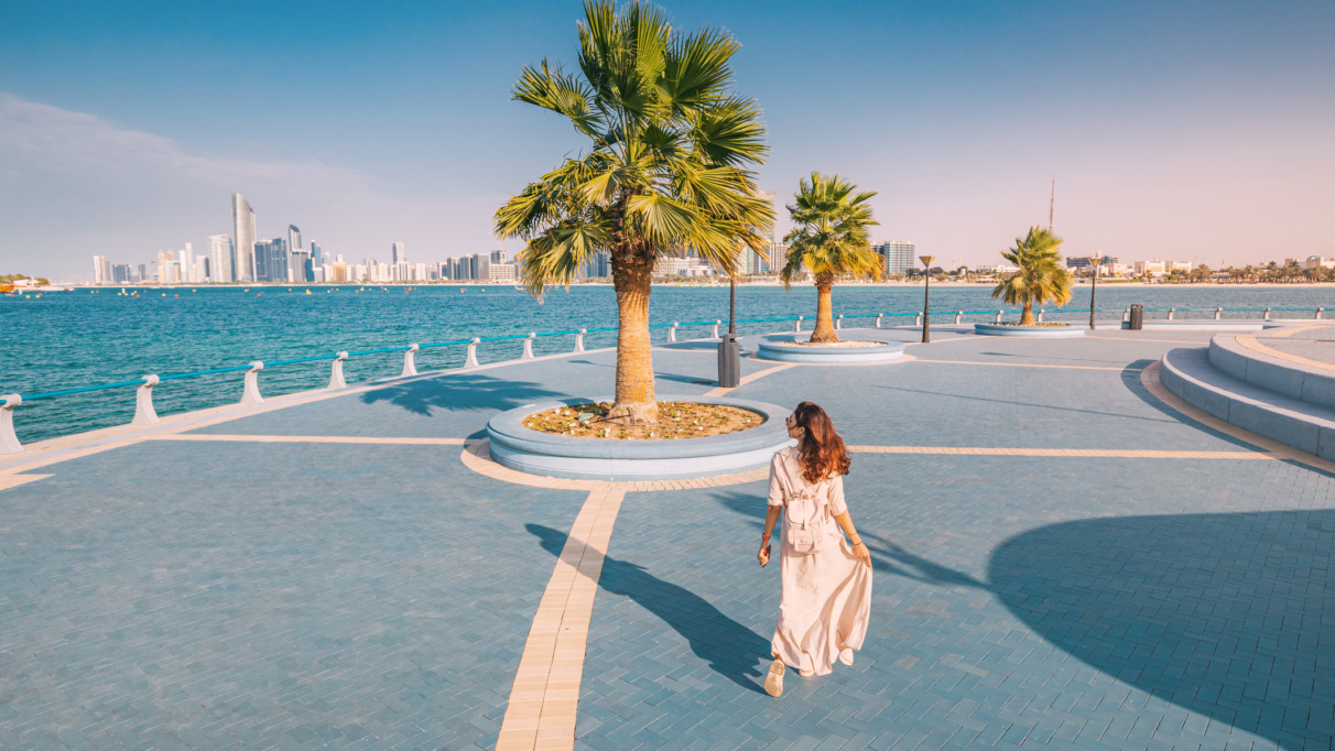 Walking along the Corniche at sunset is a magical experience, with the warm hues of the sky complementing the sparkling waters of the Gulf and the gleaming towers of the city skyline.