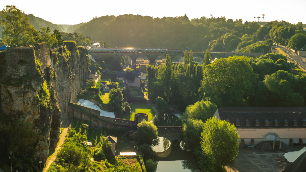 De Passerelle of Luxemburg-viaduct in Luxemburg