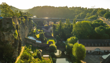 De Passerelle of Luxemburg-viaduct in Luxemburg