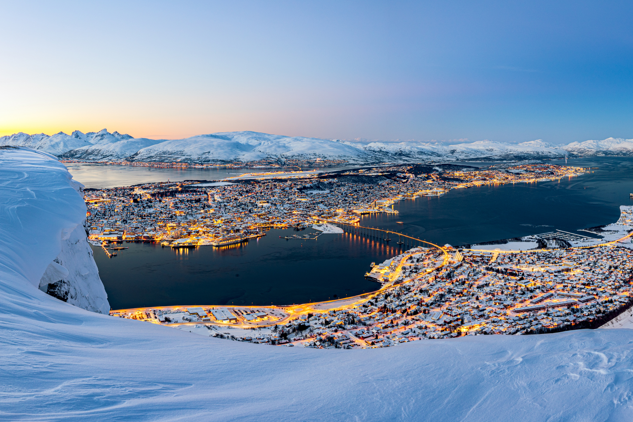 Vliegtickets naar Tromsø zijn in 2025 34% goedkoper dan een jaar eerder