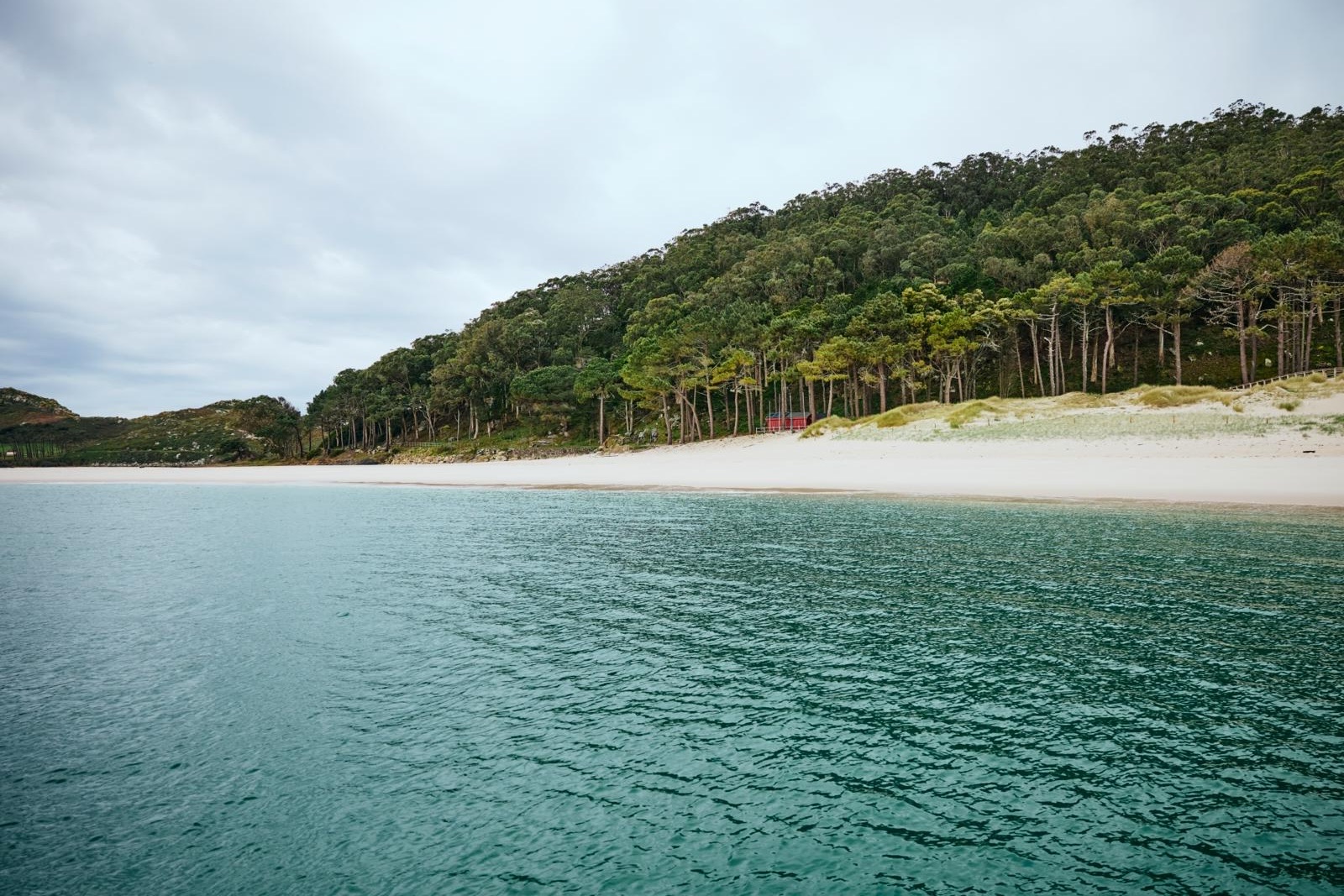 De Cíes-eilanden op een kilometer of twintig voor de kust van Vigo in Spanje zijn van uitzonderlijke schoonheid en beschermd natuurgebied. 