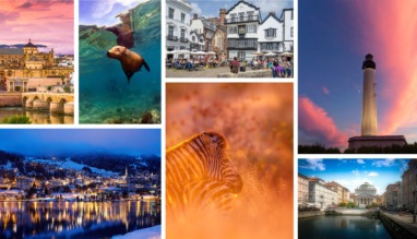 Compilatie van de meest trending bestemmingen van 2025 volgens Skyscanner