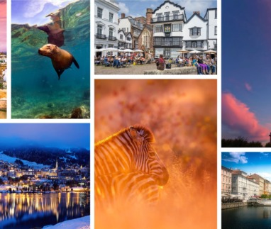 Compilatie van de meest trending bestemmingen van 2025 volgens Skyscanner