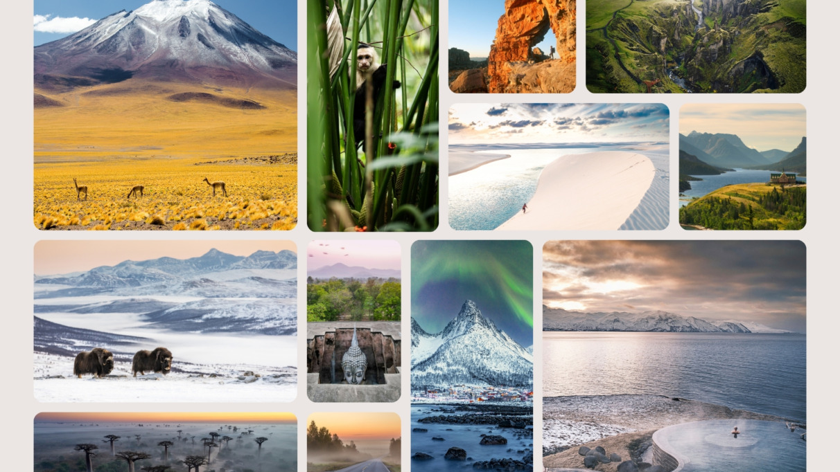 mooiste reisbestemmingenen landen ter wereld onderzoek