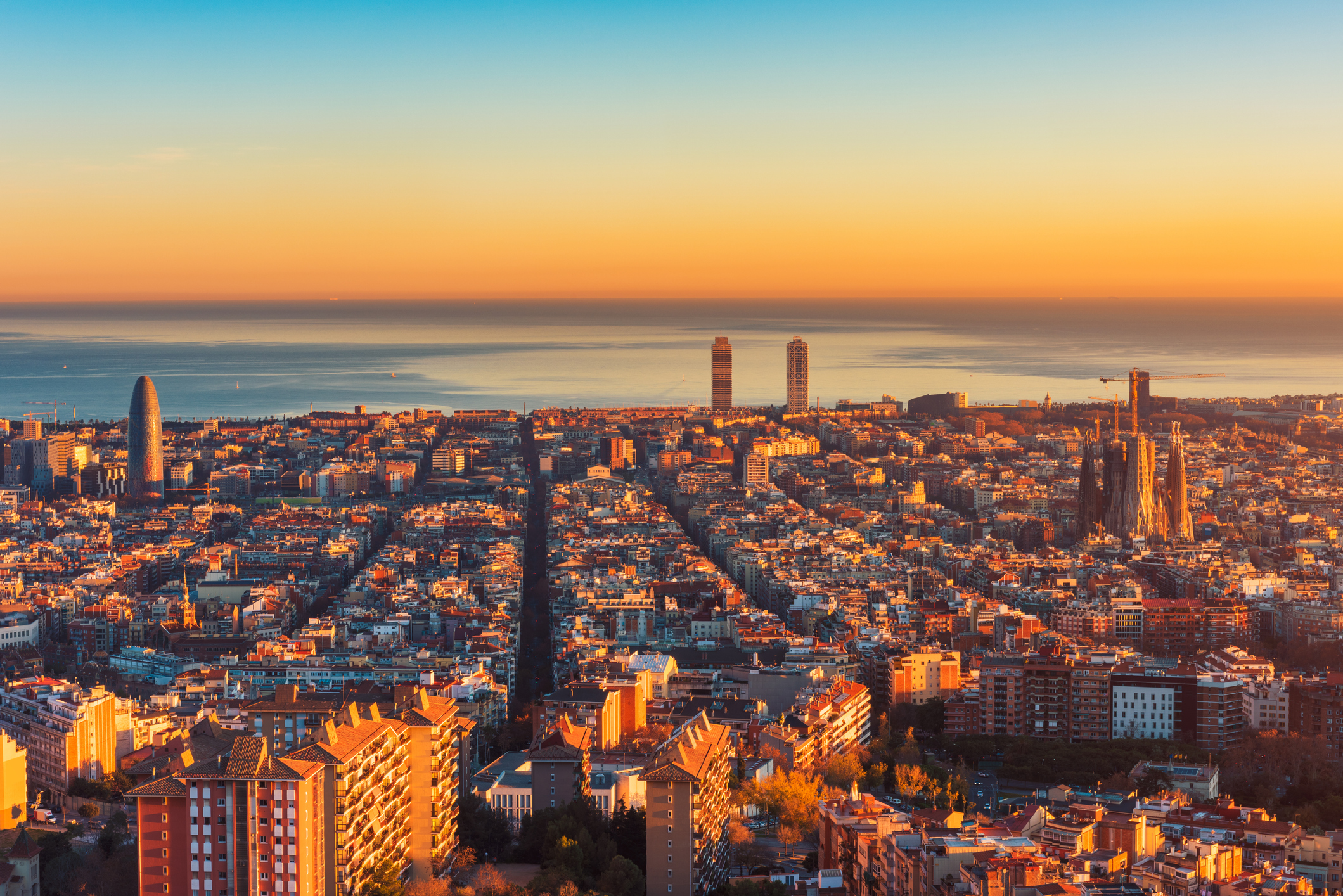 Barcelona, Spanje: zacht, levendig en licht in de winter