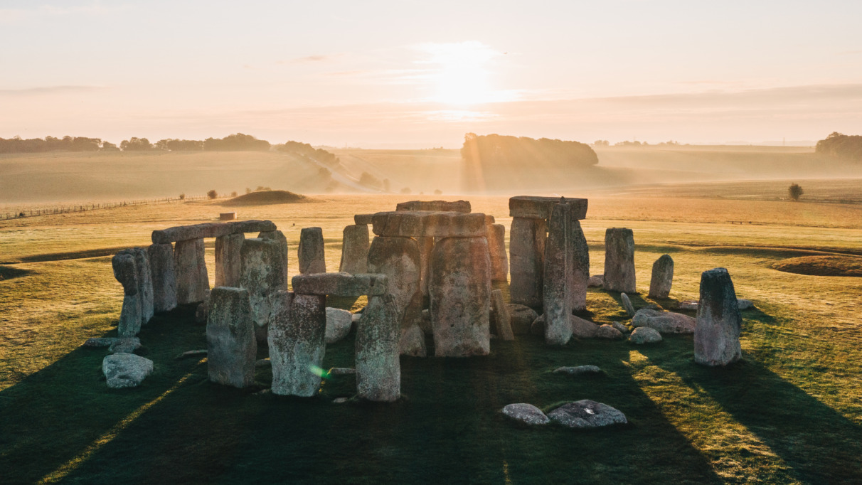 Droneshot stonehenge engeland