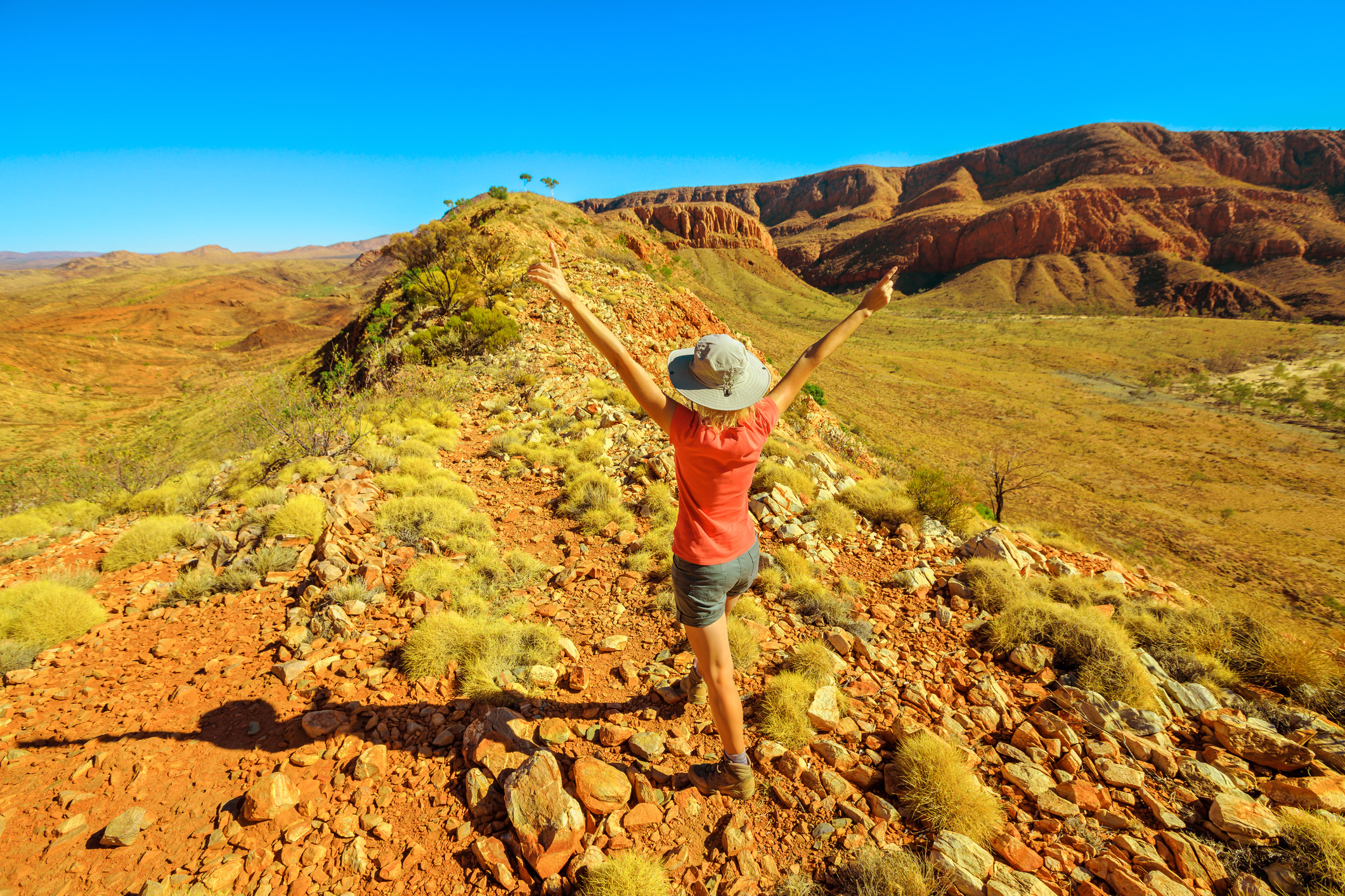 Hike de ultieme Outback Trail in Australië