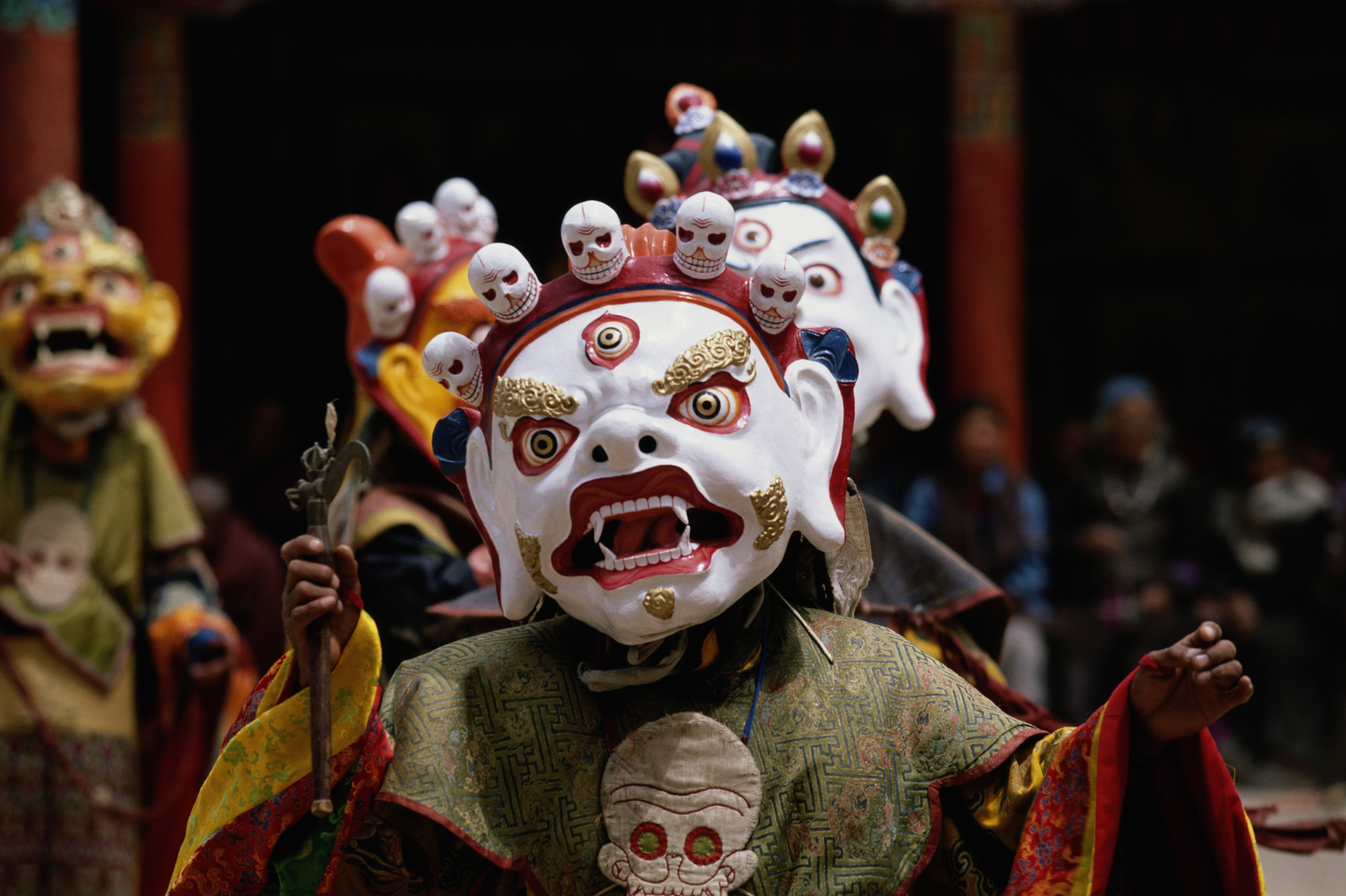 In het Hemisklooster bij Leh in India wordt eind juni Hemis Tsechu gevierd, een belangrijk boeddhistisch kloosterfestival in Ladakh. 