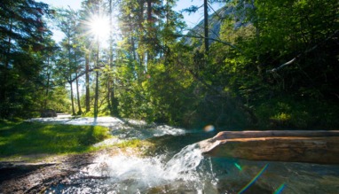 Isarursprung in Naturpark Karwendel, Seefeld, Oostenrijk
