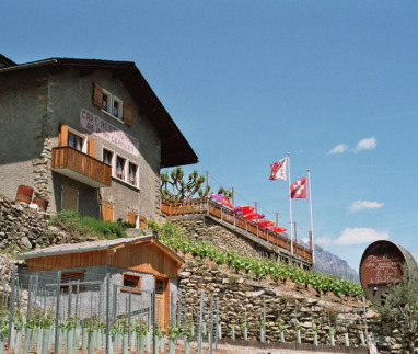 Restaurant plancerisier in Martigny, Wallis, Zwitserland