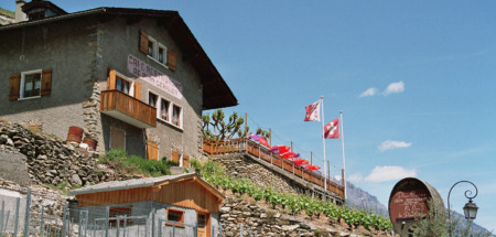 Restaurant plancerisier in Martigny, Wallis, Zwitserland