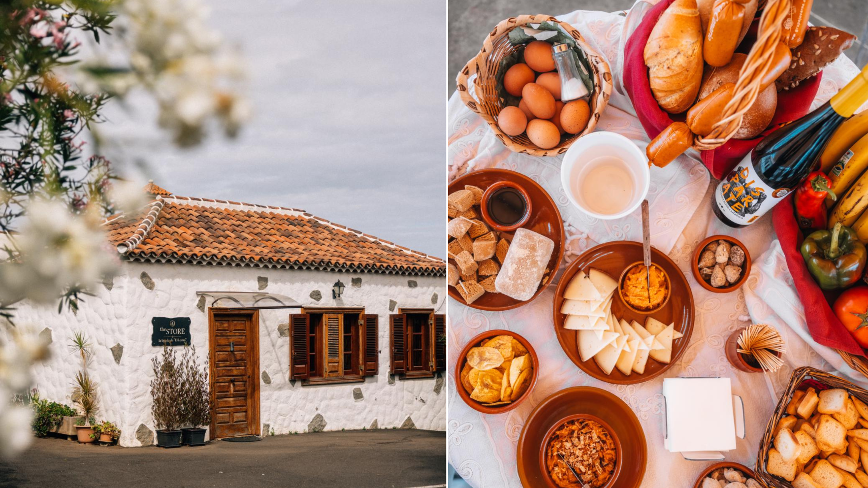 traditionele bodega met lokale producten en wijnproeverij bij Bodega El Lomo op Tenerife
