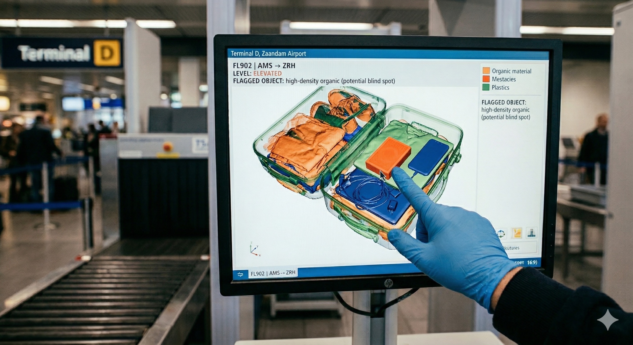 Oiganische materialen kunnen voor problemen zorgen bij de bagage-check op de luchthavens
