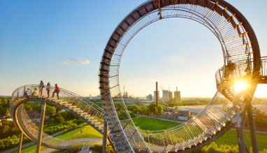 Kunstinstallatie Tiger & Turtle in Duisburg, Duitsland