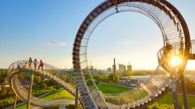 Kunstinstallatie Tiger & Turtle in Duisburg, Duitsland