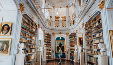 Bibliotheek in Weimar, Thuringen, Duitsland