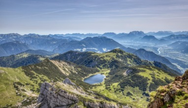 Uitzicht op het Zireinermeer — Münster-Alpbachtal