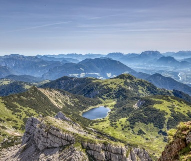 Uitzicht op het Zireinermeer — Münster-Alpbachtal
