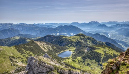 Uitzicht op het Zireinermeer — Münster-Alpbachtal