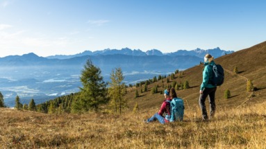 Herfstwandeling rond Gerlitzen in Karinthie, Oostenrijk