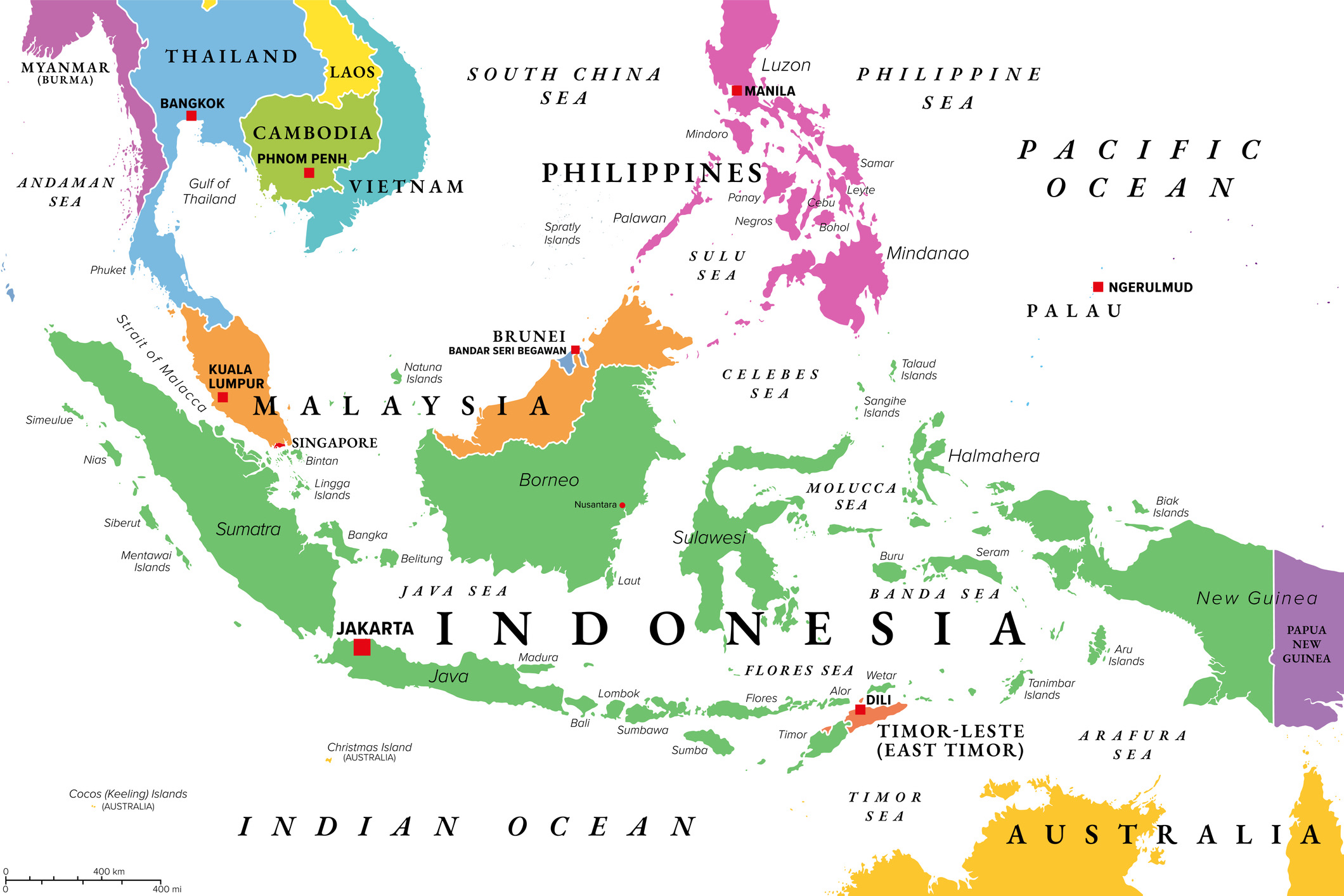 De verschillen tussen de Indonesische eilanden