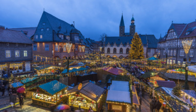 Duitsland, Nedersaksen, Goslar, kerstmarkt