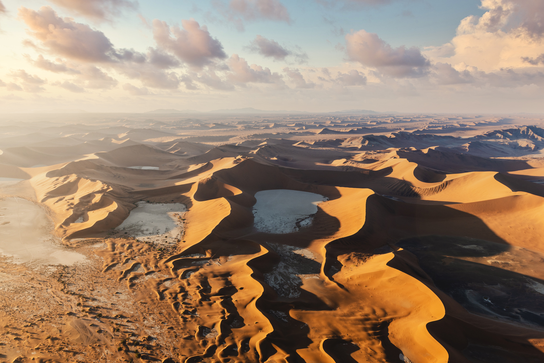 Sossusvlei, Nationaal Park Namib-Naukluft, Namibië, Afrika.