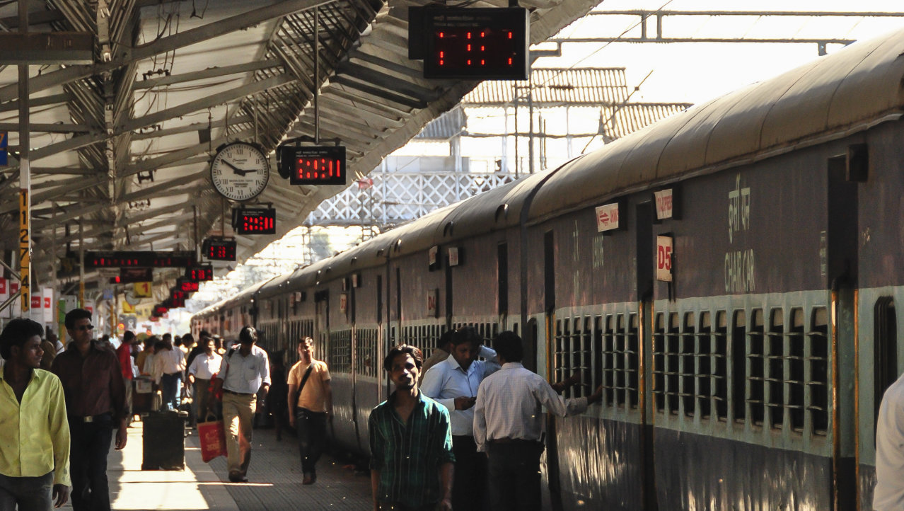 Met de trein in India is een must