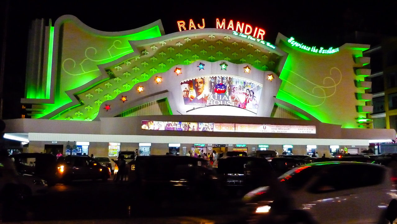 Het filmtheater in Jaipur.
