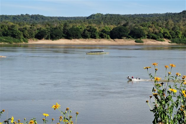 Bootjes op de Mekong.